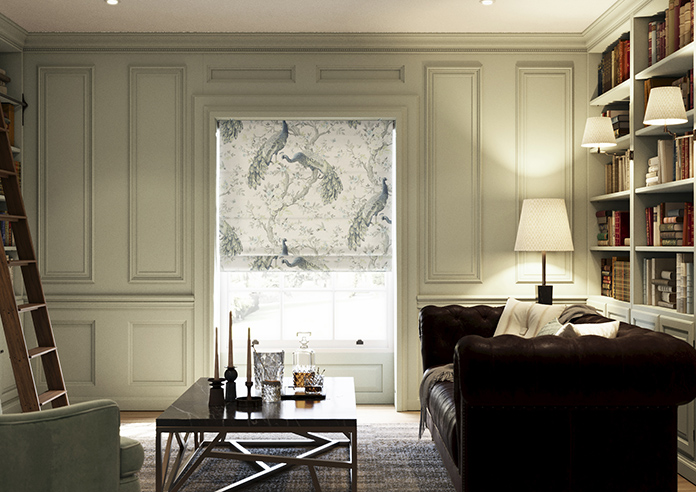 Laura Ashley Belvedere, Midnight - Roman Blind - Image 3